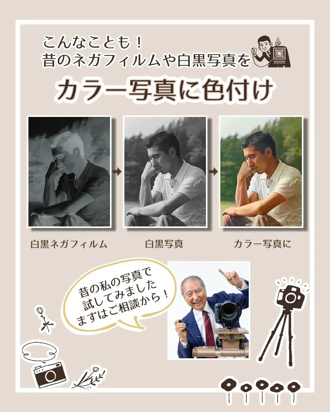 昔の大切なお写真には思い出がいっぱい✨✨